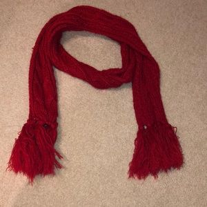 Aeropostale Red Knitted Scarf